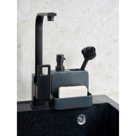 Набор губок для посуды из целлюлозы и кокосового волокна eco sponge, белые, 6 шт.