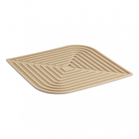 Коврик для сушки посуды dry flex, 34,5х31,5 см, бежевый