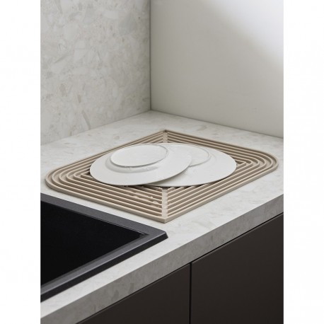 Коврик для сушки посуды dry flex, 34,6х44,6 см, бежевый