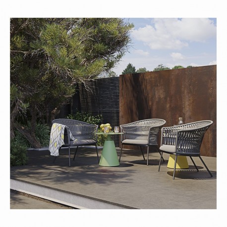 Столик кофейный marius, D50 см, зеленый