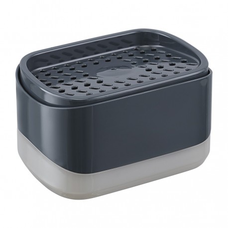 Диспенсер для жидкости для мытья посуды nori, 350 мл, темно-серый