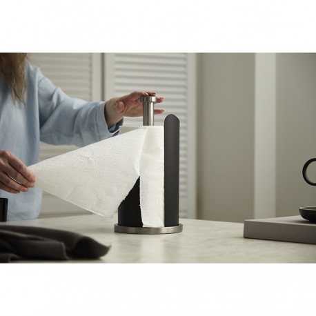 Держатель для бумажных полотенец riks, графит