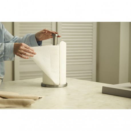 Держатель для бумажных полотенец riks, молочный