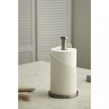 Держатель для бумажных полотенец riks, молочный