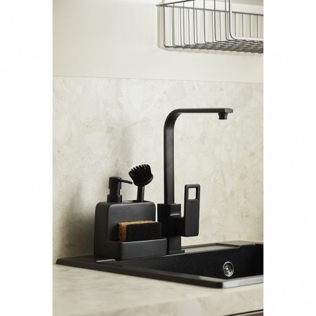 Диспенсер для мыла noble, 280 мл, графит