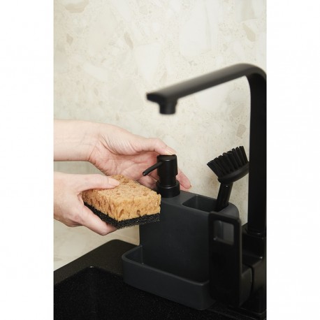 Диспенсер для мыла noble, 280 мл, графит