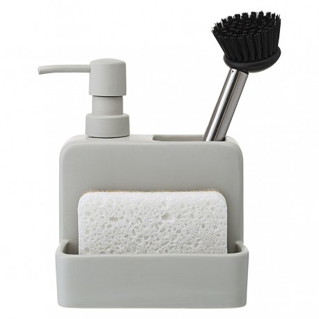 Диспенсер для мыла noble, 280 мл, светло-серый