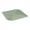 Коврик для сушки посуды dry flex, 34,5х31,5 см, шалфей