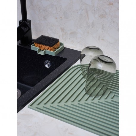 Коврик для сушки посуды dry flex, 34,6х44,6 см, шалфей