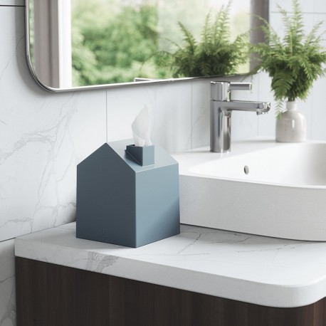 Бокс для салфеток casa, серо-голубой