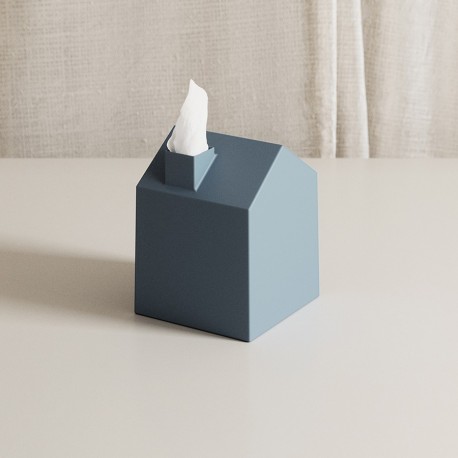 Бокс для салфеток casa, серо-голубой