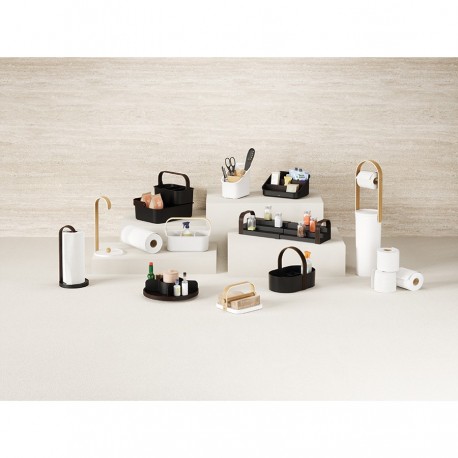 Органайзер для специй bellwood, черный/орех