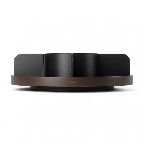 Органайзер для специй bellwood, черный/орех