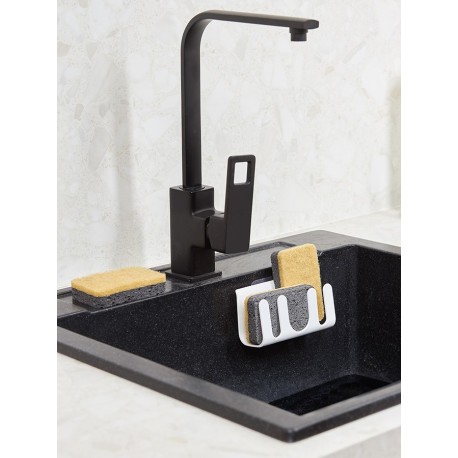 Набор губок для посуды из целлюлозы и кокосового волокна eco sponge, черные, 6 шт.