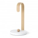 Держатель для бумажных полотенец bellwood, белый/натуральное дерево