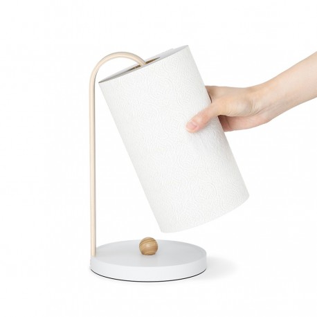 Держатель для бумажных полотенец bellwood, белый/натуральное дерево