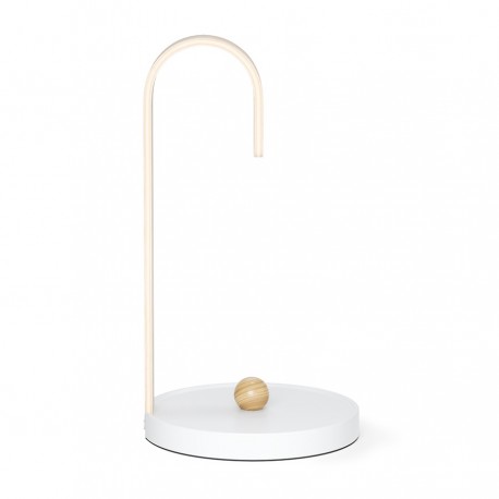 Держатель для бумажных полотенец bellwood, белый/натуральное дерево