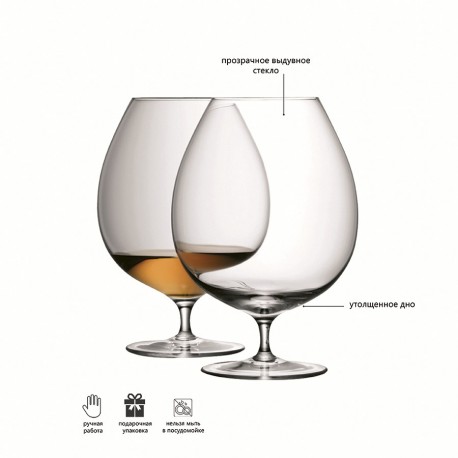 Набор бокалов для бренди bar, 900 мл, 2 шт.