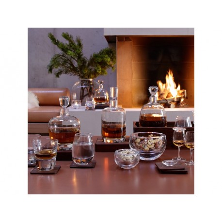 Набор стаканов с деревянными подставками renfrew whisky, 270 мл, 2 шт.