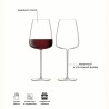 Набор бокалов для красного вина wine culture, 800 мл, 2 шт.