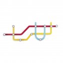 Вешалка subway, 57,8 см, разноцветная