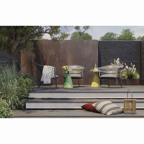 Столик кофейный marius, D50 см, зеленый