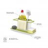 Органайзер для раковины caddy™, 15х13х30,5 см, бело-зеленый