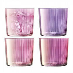 Набор низких стаканов gems, 310 мл, гранат, 4 шт.