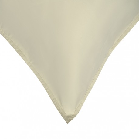 Набор из двух наволочек из сатина серо-бежевого цвета с брашинг-эффектом из коллекции essential, 50х70 см