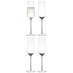 Набор бокалов для шампанского flavor, 370 мл, 4 шт.