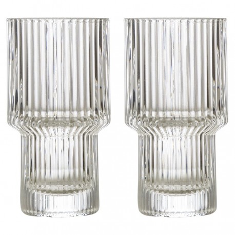 Набор стеклянных стаканов, 200 мл, 2 шт.