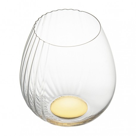 Набор бокалов для вина alice в подарочной упаковке, 610 мл, золотистые, 2 шт.