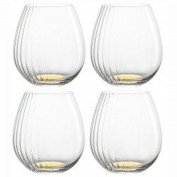 Набор бокалов для вина alice, 610 мл, золотистые, 4 шт.