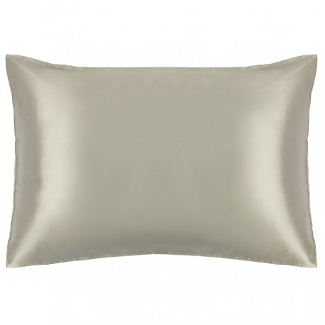 Наволочка из натурального шелка светло-серого цвета из коллекции essential, 50х70 см