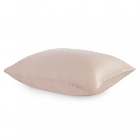Наволочка из натурального шелка цвета пыльной розы из коллекции essential, 50х70 см