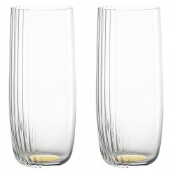 Набор стаканов alice в подарочной упаковке, 370 мл, золотистые, 2 шт.