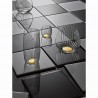 Набор стаканов alice, 370 мл, золотистые, 4 шт.