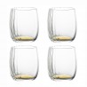 Набор стопок alice, 70 мл, золотистые, 4 шт.