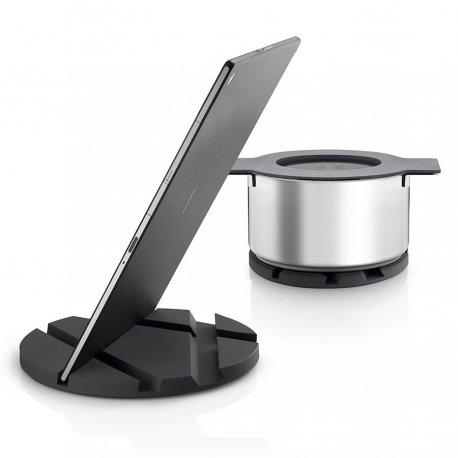 Подставка для посуды-планшета smartmat, D18 см, серая