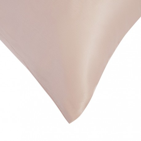 Наволочка из натурального шелка цвета пыльной розы из коллекции essential, 50х70 см