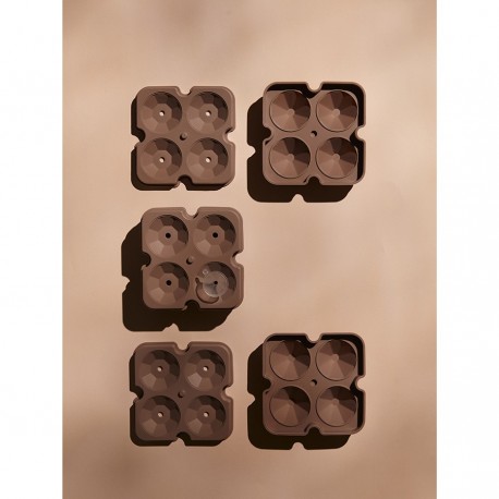 Форма для льда ice diamond, пепельно-розовая