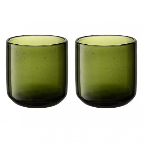 Набор стаканов flowi, 310 мл, темно-зеленые, 2 шт.