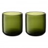 Набор стаканов flowi, 310 мл, темно-зеленые, 2 шт.
