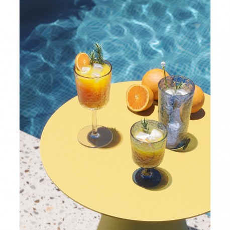 Набор бокалов из акрила arctic для вина, 280 мл, синий, 4 шт.