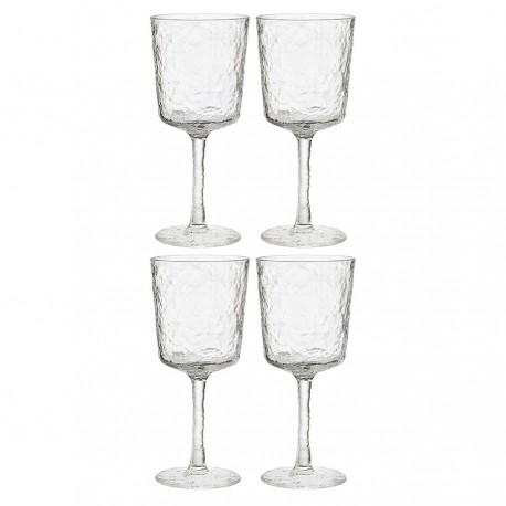 Набор бокалов из акрила arctic для вина, 360 мл, прозрачный, 4 шт.