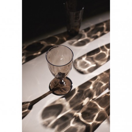 Набор бокалов из акрила hollow для вина, 430 мл, серо-коричневый, 4 шт.