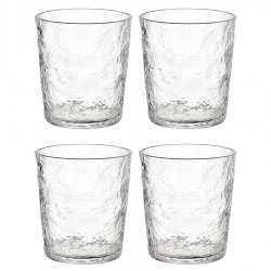 Набор стаканов из акрила arctic, 360 мл, прозрачный, 4 шт.