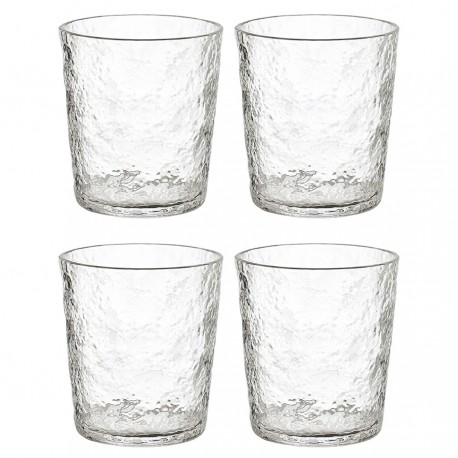 Набор стаканов из акрила arctic, 360 мл, прозрачный, 4 шт.