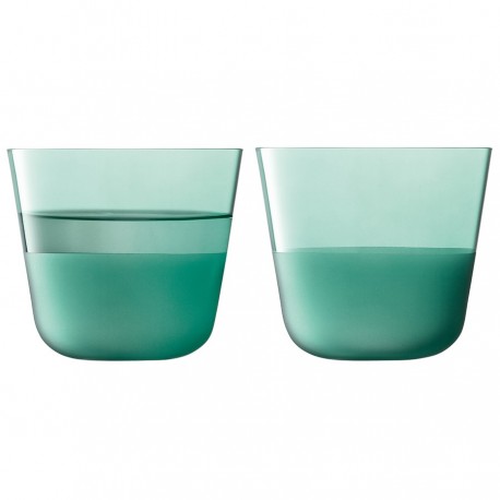 Набор стаканов arc contrast, 260 мл, бирюзовые, 2 шт.