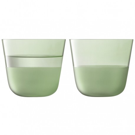 Набор стаканов arc contrast, 260 мл, зеленые, 2 шт.
